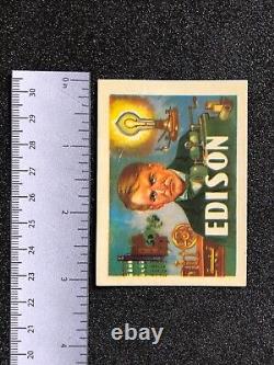 1930's Thomas Alva Edison COMPLETE Set of 12 Cards Vintage ULTRA RARE