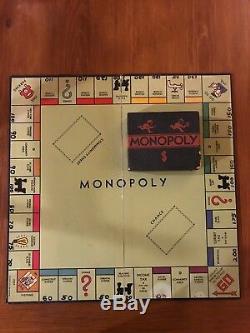 1935 Charles Darrow Black Box Monopoly GameUltra Ultra Rare Vintage Antique