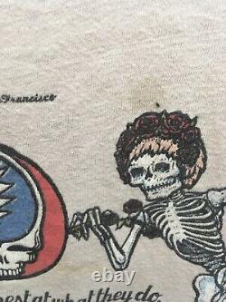 1980 Vintage Grateful Dead Shirt M WARFIELD THEATRE ULTRA RARE
