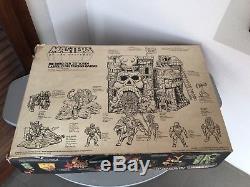 1981# Vintage G1 Ultra Rare First Version Mattel Grayskull Castle Eu Box#nib