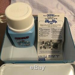 1983 Ultra Rare Steel Smurf Vintage Lunchbox