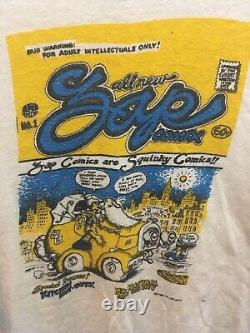 1984 Vintage Zap Comix Shirt M Robert Crumb Ultra Rare