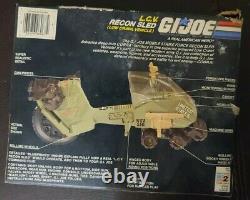 1985 GI Joe LCV Recon Sled Sealed Ultra Rare Vintage arah moc