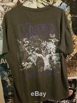 1990 Vintage Misfits T Shirt USA Single Stitch DANZIG BAND Earth AD ULTRA RARE