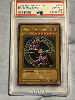 2002 Yu-Gi-Oh! Dark Magician SDY-006 PSA 10 Gem Mint. Low POP, Vintage Card