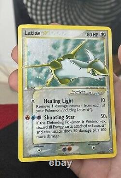 2006 Latias Gold Star105/107 EX Deoxys Pokemon ULTRA Rare Vintage Card