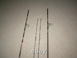 2 Mitchell Garcia 508 Spinning Reels with Conolon 5 Star 5' Ultra Lite Rods Rare