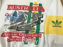 Adidas Australia Aussie Olympics Seoul 1988 ultra rare vintage sweatshirt size S