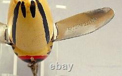 Antique Jim Donaly Jersey WOW tough color FISHING LURE WOOD ULTRA RARE