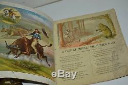 Antique Vintage 1887 Buffalo Bill's Wild West Book McLoughlin Bros ULTRA RARE