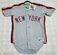 Authentic Rawlings 38 Medium New York Mets Vintage Jersey From 80's Ultra Rare