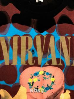 Authentic Vintage 1993 Nirvana Heart Shaped Box T-shirt Size Large Ultra Rare