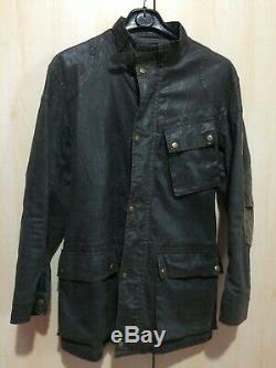 BELSTAFF Waxed Cotton Vintage BLASTER Black Prince ULTRA RARE collector Jacket L