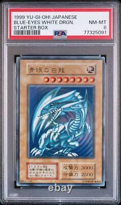 Blue Eyes White Dragon Yugioh Japan Psa 8 Starter Box 1999 Ocg Vintage Mint