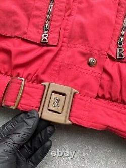 Bogner Ultra Rare Vintage Belt Bomber Jacket Women's Size M