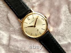 Bulova 1970 vintage manual watch 11BL Ultra-thin Pearl dial Special Rare