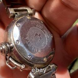 Bulova Automatic Cartier Pasha Ultra Rare Men Vintage Watch Stunning