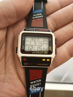 CASIO Watch SDB-300W NOS ULTRA RARE LAP MEMORY 30 Vintage Watch