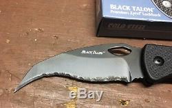 Cold Steel Black Talon 2003 Model Mint Ultra Rare Vintage Discontinued Serrated