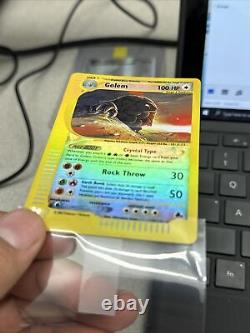 Crystal Golem 148/144 Skyridge REVERSE Holo Secret Rare Vintage Pokemon Card NM