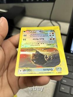 Crystal Golem 148/144 Skyridge REVERSE Holo Secret Rare Vintage Pokemon Card NM