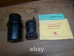 Curta Ultra Rare Triangular Serial Number Vintage Calculator Works Perfectly