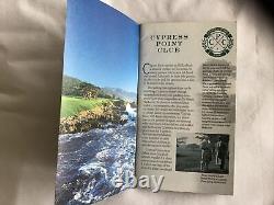 Cypress Point Club Ultra Rare Golf Yardage Guide. Vintage And Hard To Find