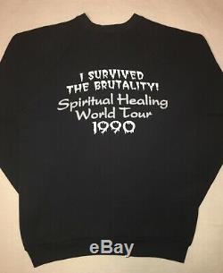 DEATH 1990 Spiritual Healing Ultra Rare Vintage Sweatshirt Large NOS