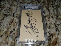 Dale Earnhardt Autographed Vintage Card Signed Number (15) Ultra Rare Auto