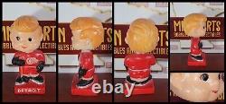 Detroit Red Wings Mini Nodder Vintage Bobblehead Ultra Rare 1960s 60s Japan