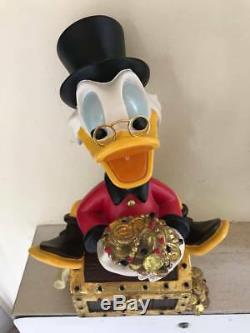 Disney UNCLE SCROOGE Mc DUCK Treasure Chest Money Gold VINTAGE ULTRA RARE ITEM