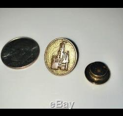 Disney Vintage Disneyland Sleeping Beauty Castle 1 Year Service Pin Ultra Rare