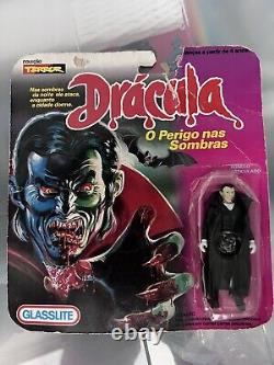 Dracula Glasslite MOC From Brazil Ultra Rare, Hard To Find Scarce Vintage 80s 90
