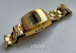 Elektronika 3049 B6-02 Gold Plated AU10 Vintage Digital Watch Ultra Rare 1976