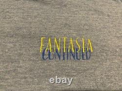FANTASIA CONTINUED ultra rare vintage promo shirt Adult XXL Walt Disney 90s
