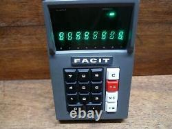 Facit Type 1111 El-8 Itron Display Ultra Rare Vintage Calculator Works Perfectly