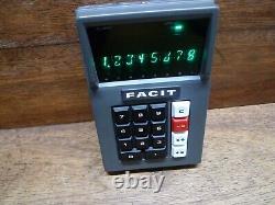 Facit Type 1111 El-8 Itron Display Ultra Rare Vintage Calculator Works Perfectly