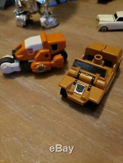 G1 Transformers Lot Of 13 Original 1980s Minibots Rocklords Ultra Vintage Rare