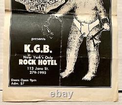 Gbh Murphys Law Ultra Rare Vintage 1984 Poster/flyer 4/7/1984 Rock Hotel Nyc