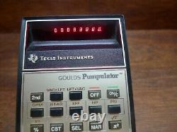 Gould's Pumpulator Ultra Rare Specialty Vintage Calculator Works Perfectly