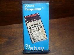 Gould's Pumpulator Ultra Rare Specialty Vintage Calculator Works Perfectly