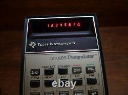 Gould's Pumpulator Ultra Rare Specialty Vintage Calculator Works Perfectly