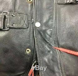 HEIN GERICKE PARIS TO DAKAR Leather Touring Jacket Black VTG Ultra Rare Sz L XL