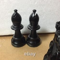 Hastings Chess Congress Antique/Vintage Chess Set with Box ULTRA RARE