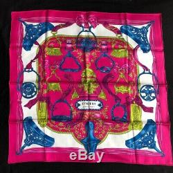 Hermes Carre Foulard Scarf 70 Etriers New With Tag Ultra Rare Vintage Silk