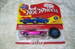 Hot Wheels 1993 Vintage Series Pink Custom Redline Mustang Ultra rare