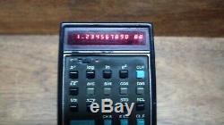 Hp-35 V1 Red Dot With 2.02 Bug Ultra Rare Vintage Calculator Works Perfectly