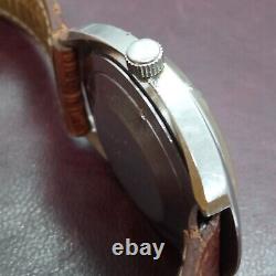 JAEGER By Jaeger-LeCoultre Automatic Ultra Rare Steel Oval Vintage 35mm Watch