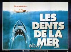 JAWS ultra rare vintage 1975 French billboard poster