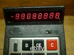 Jce Super D Ultra Rare Vintage Calculator Works Perfectly